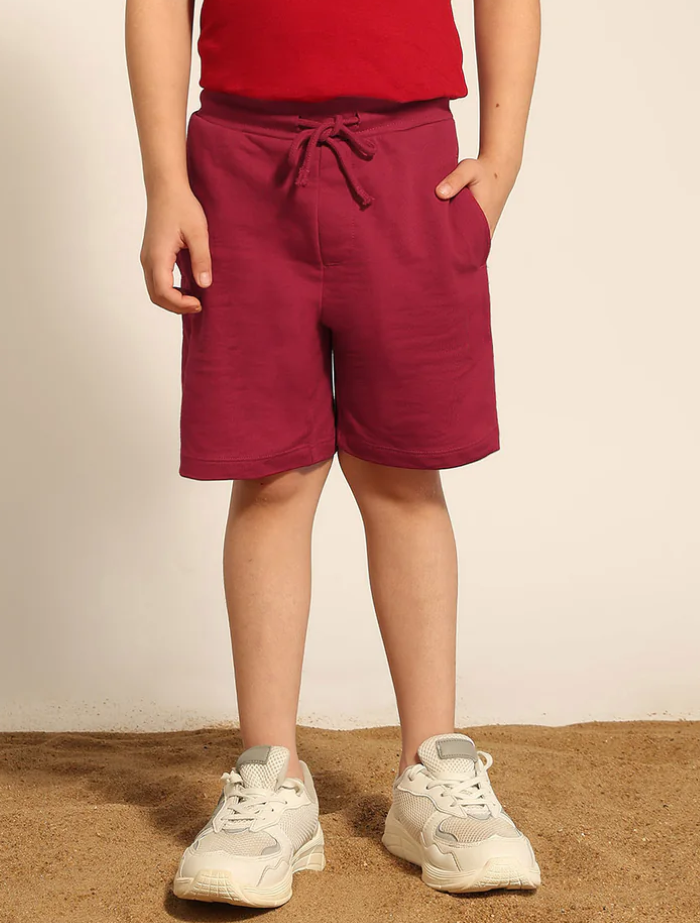 Boys Pure Cotton Mid Rise Shorts