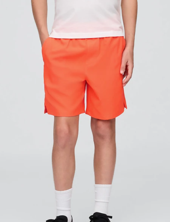 Relaxed Fit Orange Active Shorts