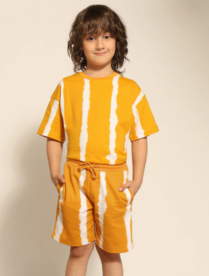 Boys Pure Cotton Dyed T-Shirt