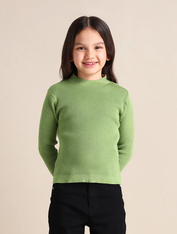 Girls Regular Fit Sweater