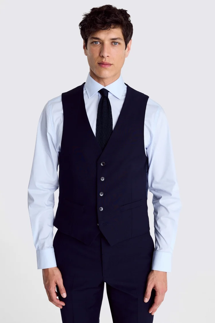 Slim Fit Ink Performance Waistcoat