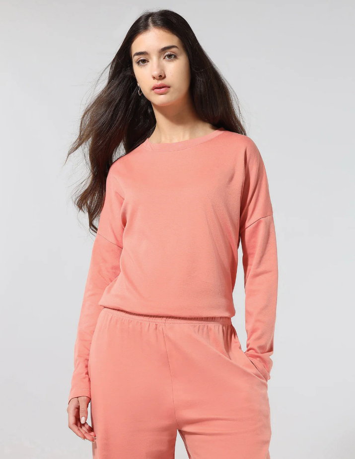 Boat Neck Relaxed Fit Lounge T-Shirt