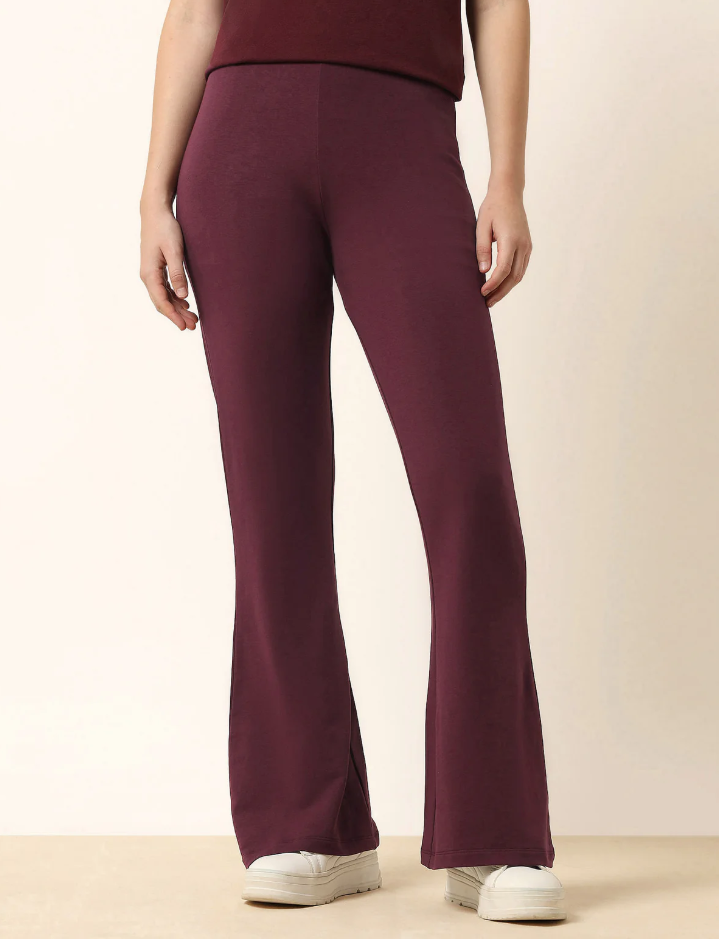 High-Rise Flared Fit Lounge Pants