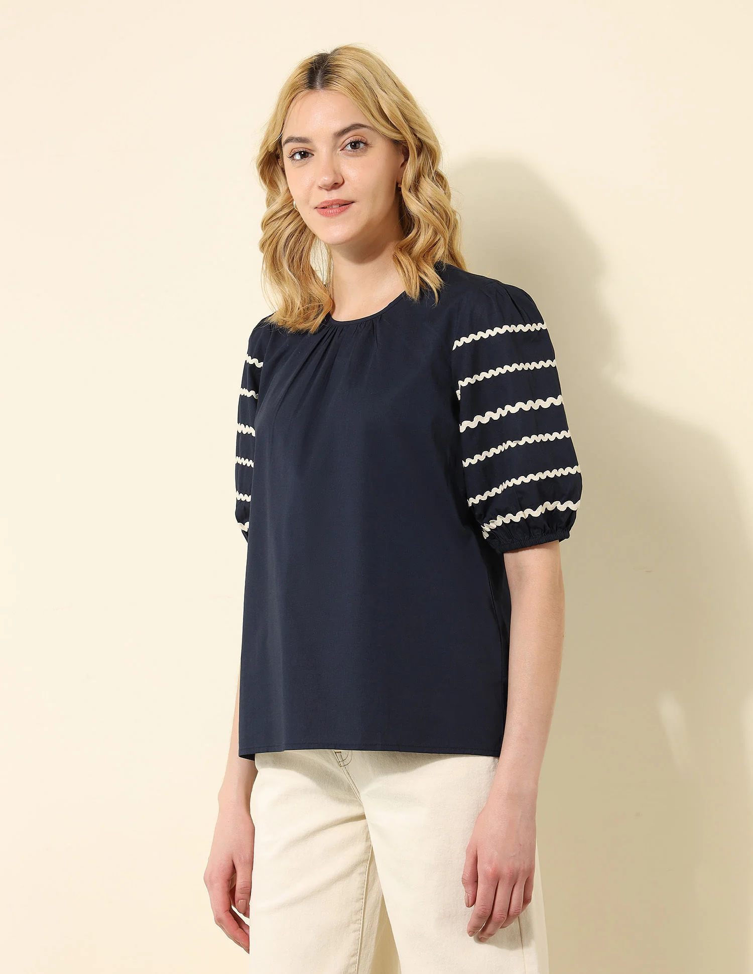 Ric-Rac Pure Cotton Top